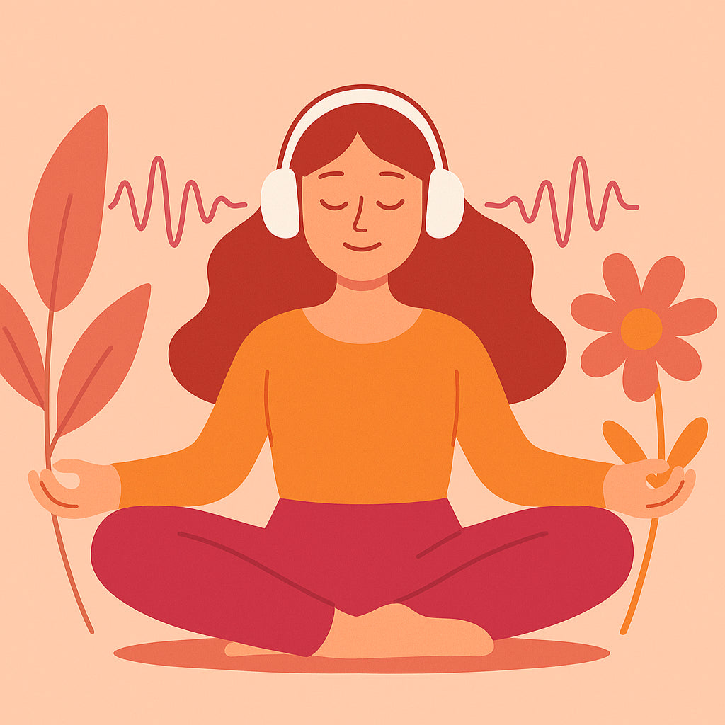 illustration femme meditation