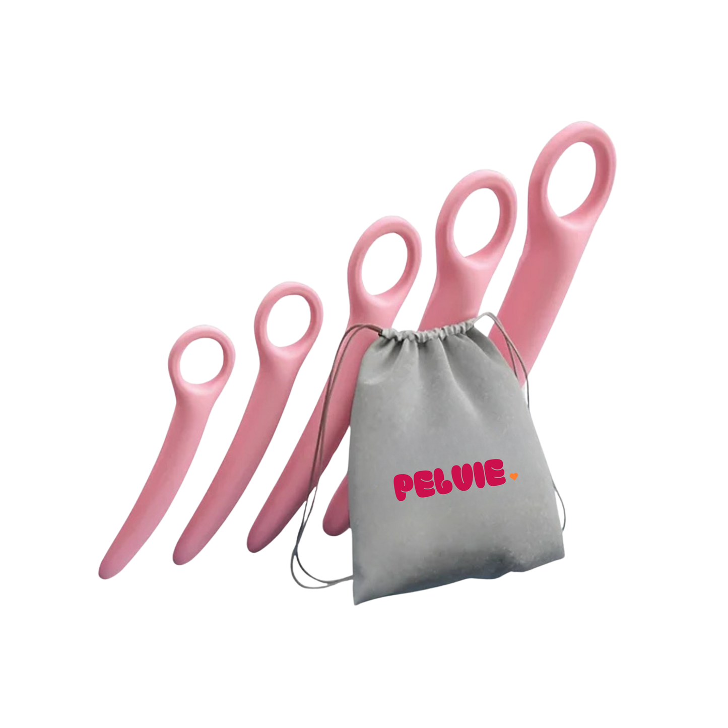Kit de dilatateurs vaginaux souples Pelvie pour la rééducation périnéale et le traitement du vaginisme