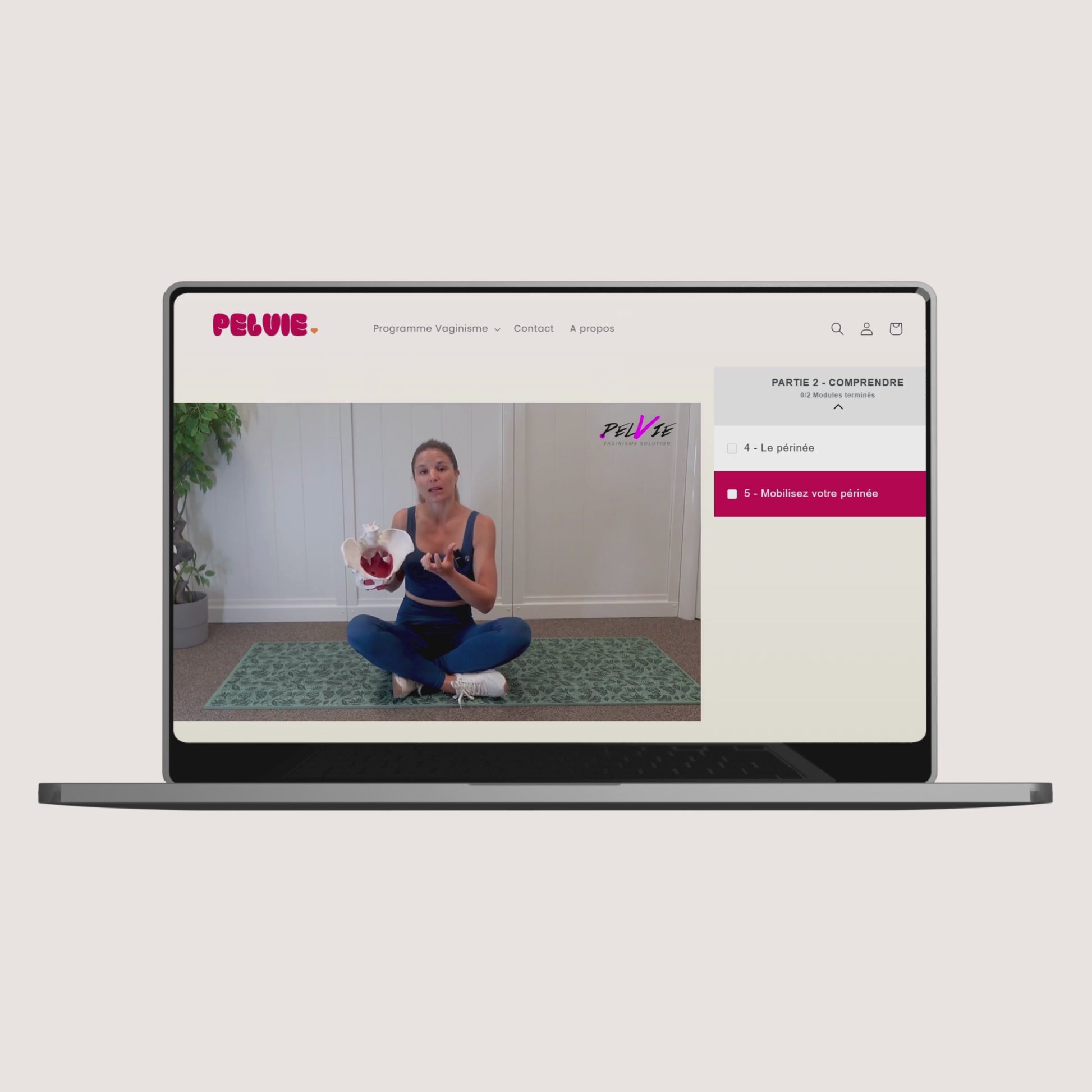 Plateforme video de la methode pelvie